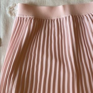 Jcrew pleated midi skirt